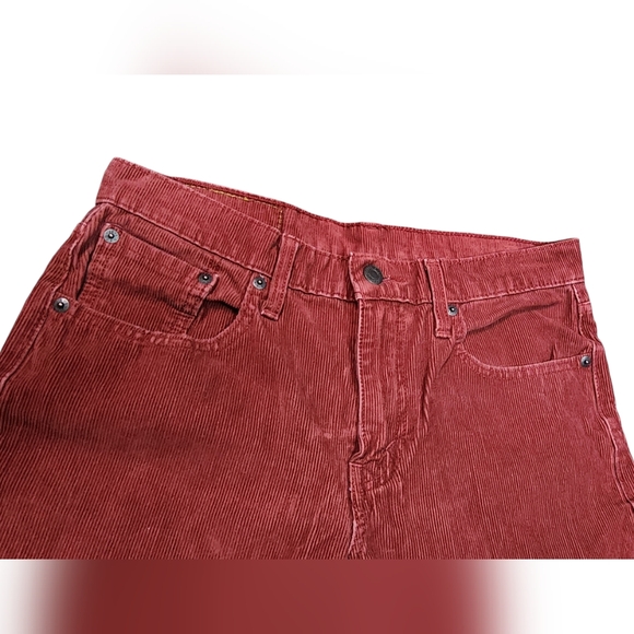 Levi's 502 Men's Rust Red Corduroy Pants Size 30x32 - Picture 5 of 5